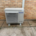 New Panasonic ducted reverse cycle air conditioning outdoor unit installed at a residential home in Pasadena, Adelaide.