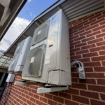 New Daikin ducted reverse cycle air conditioning outdoor unit installed by Morphett Air at a home in Toorak Gardens.