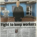 Morphett Air manager Shane Rawson featured in The Advertiser discussing the challenges small businesses face attracting and retaining skilled workers.